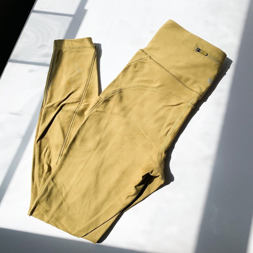 Lululemon Athletica Yellow Flurry Up Super High-Rise Tight 28" | 8